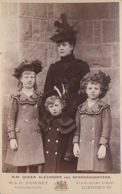 Queen Alexandra and Her Granddaughters by William and Daniel Downey